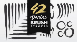 vector brush strokes