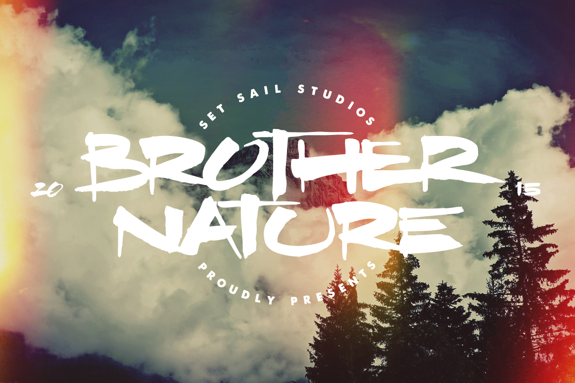 Brother Nature font by Set Sail Studios