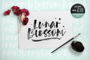 Lunar Blossom Font by Set Sail Studios