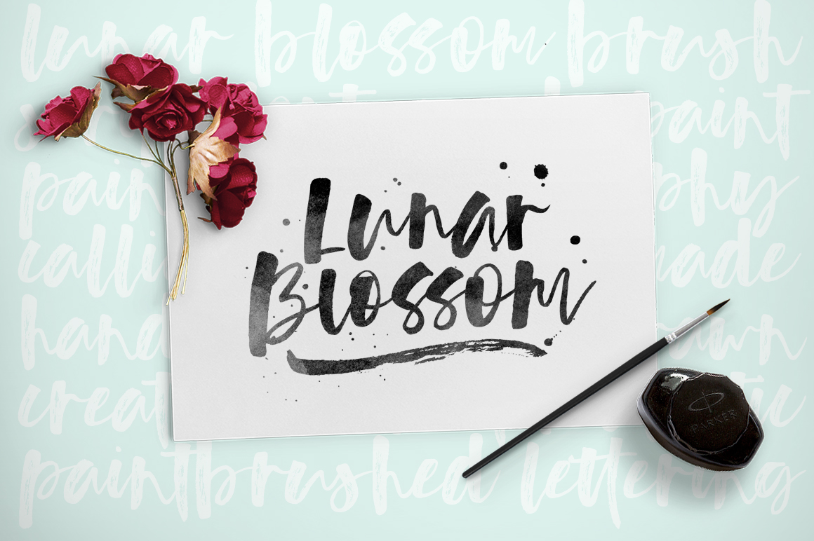 Lunar Blossom Font by Set Sail Studios