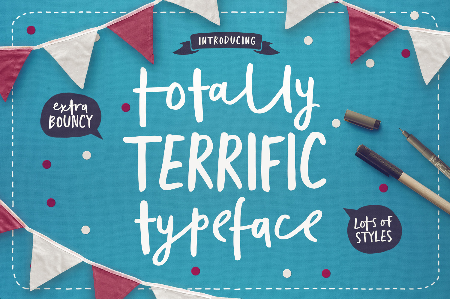 Totally Terrific Typeface by Set Sail Studios