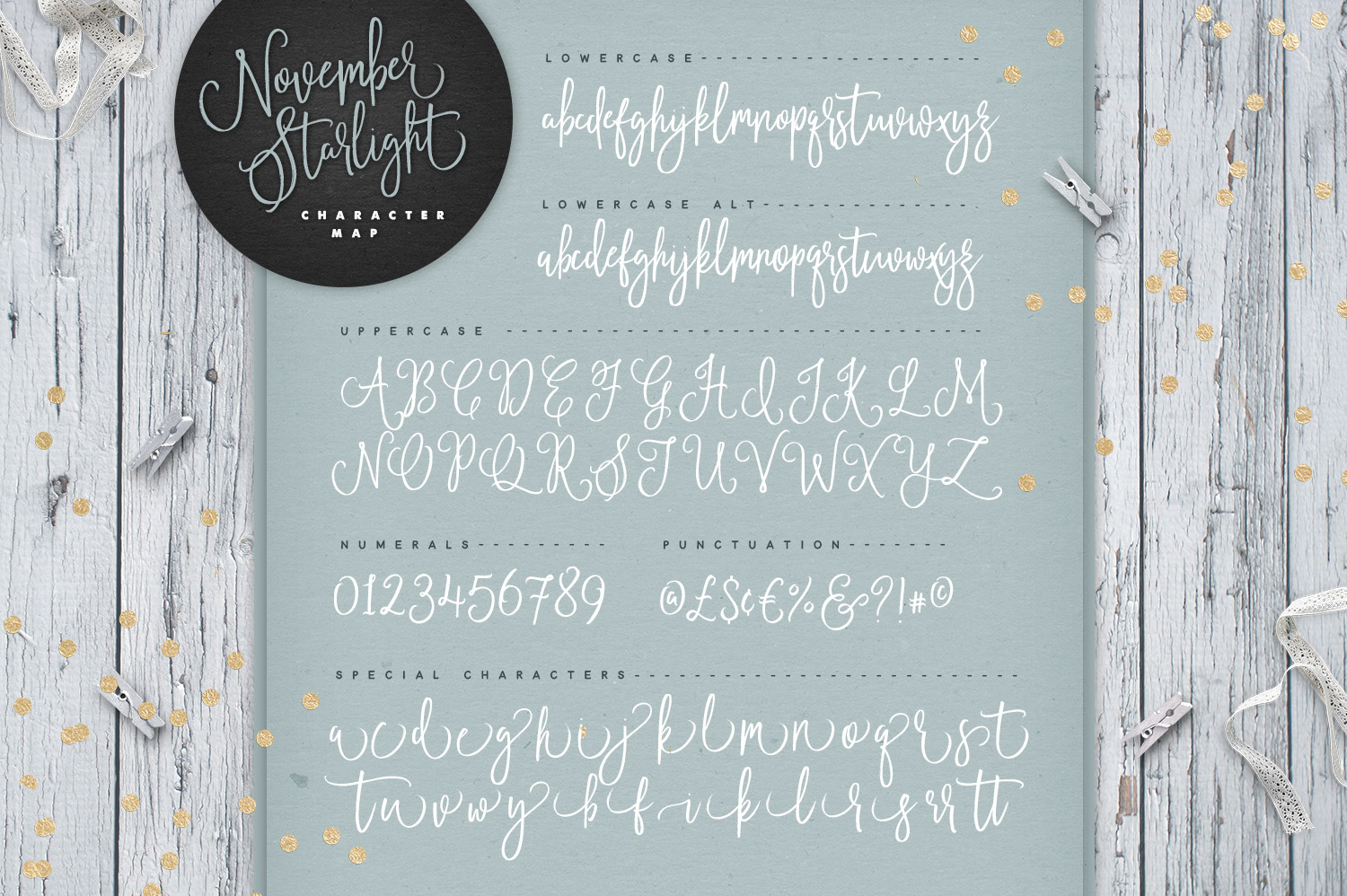 November Starlight Font by Set Sail Studios