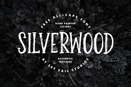 Silverwood free font by Set Sail Studios