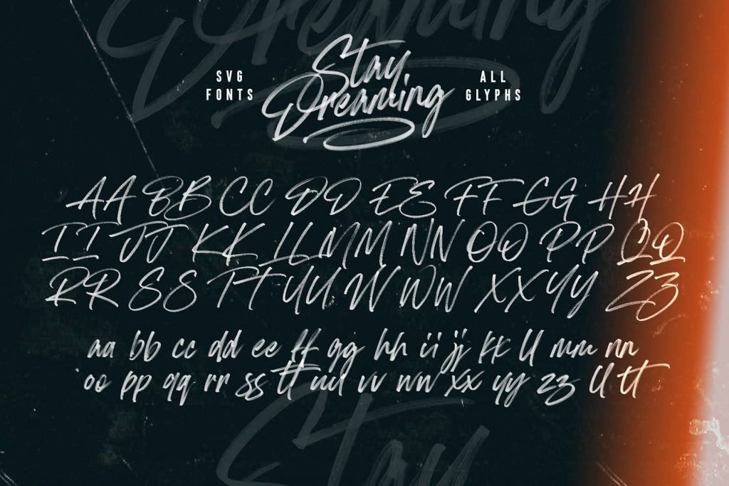 Stay Dreaming SVG Font | Set Sail Studios