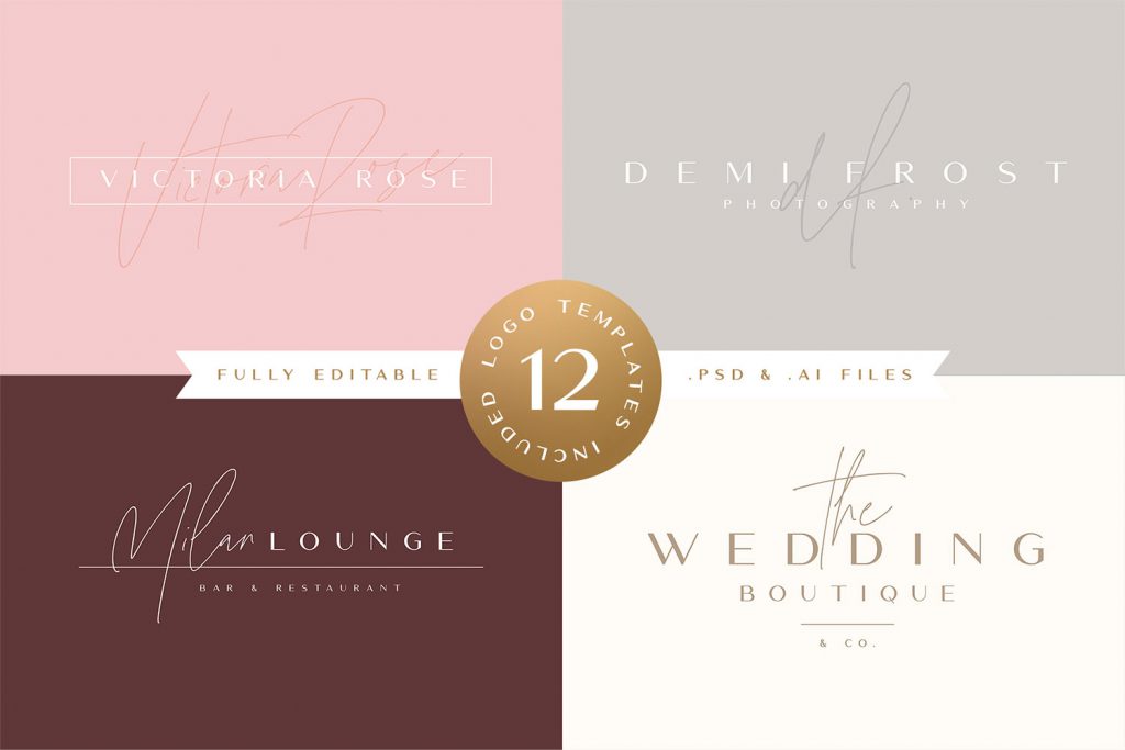 The Amoret Font Duo + Logos | Set Sail Studios