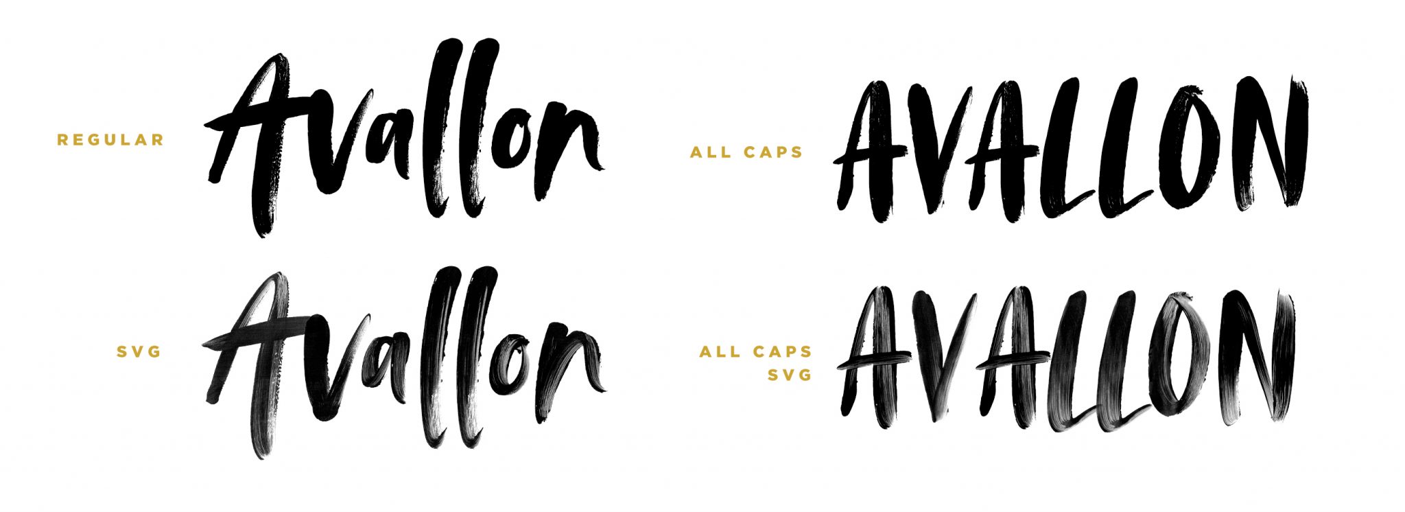 Avallon fonts set sail studios