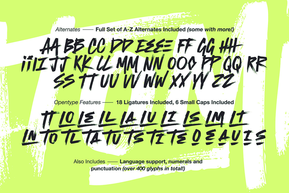 Grato Marker Fonts