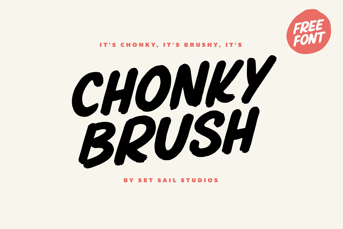 Brush font on sale free download