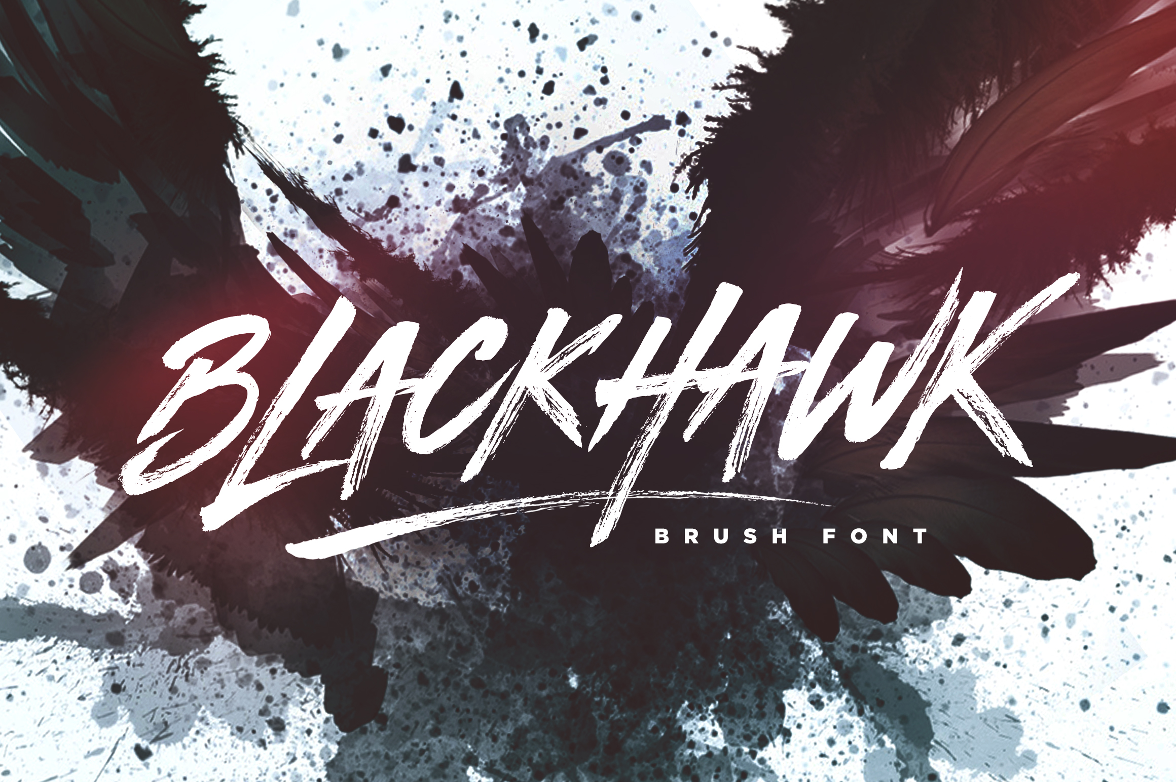 BLACKHAWK Brush Font by Set Sail Studios